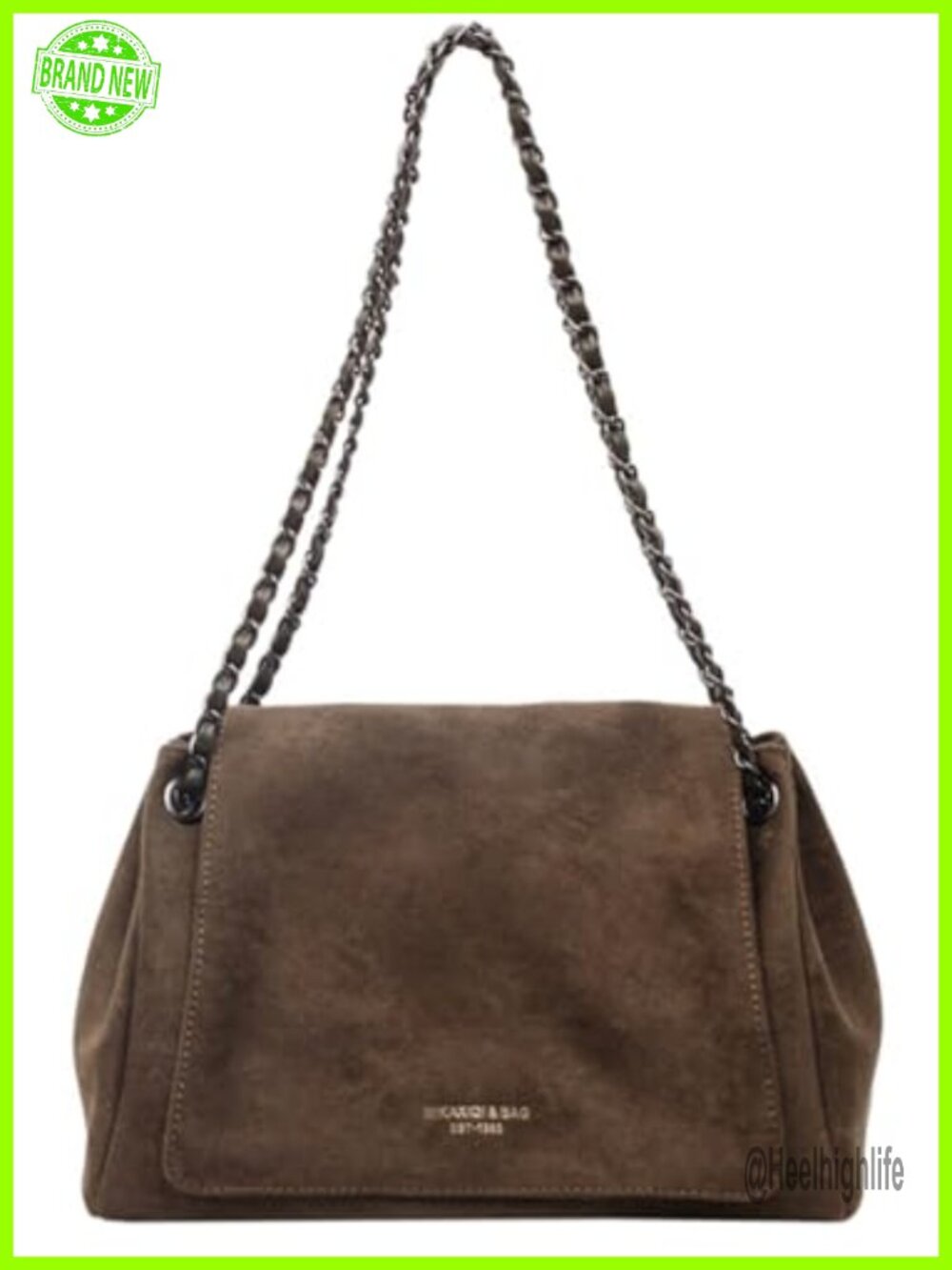Faux Suede Top Handle Bag Slouchy Hobo Shoulder Crossbody Purse